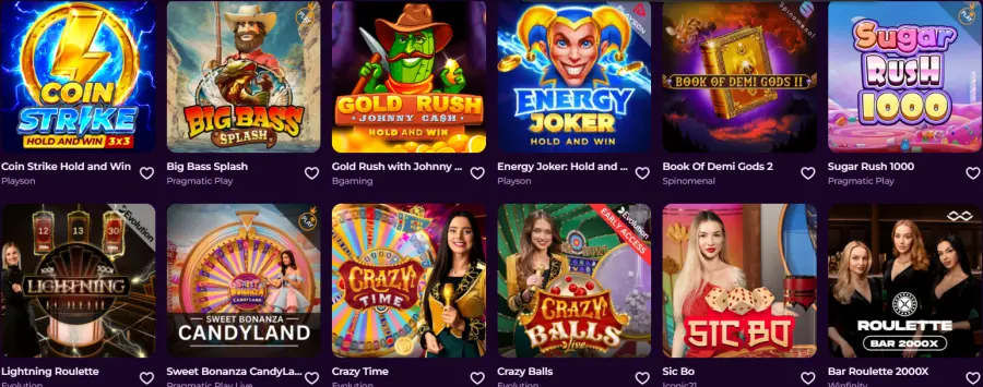 Spinania casino